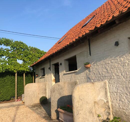Oude schuur na